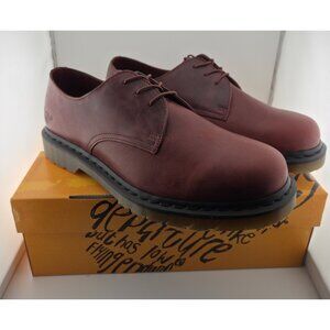 Dr Martens 1462 Leather Oxford Sz Men's 11 Vintage Dark Red New
